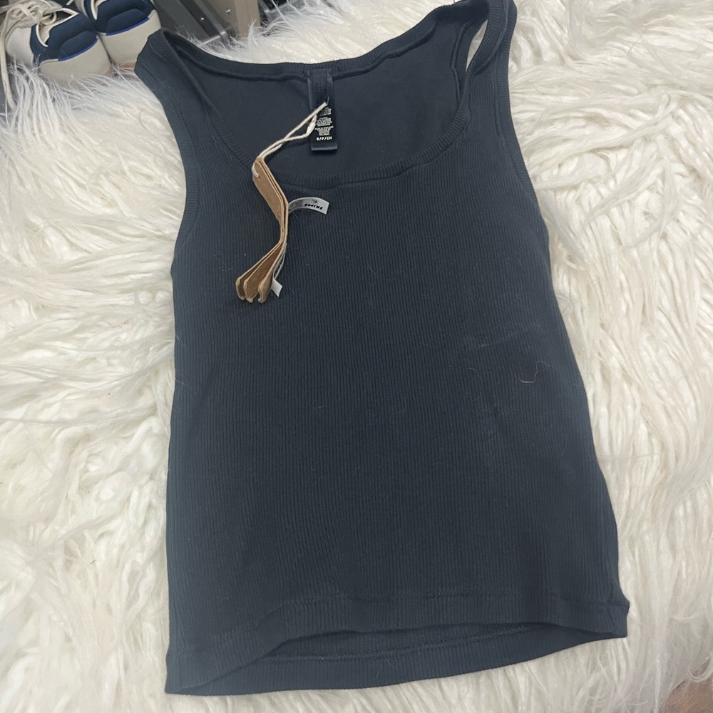 SKIMS Black Tank Top